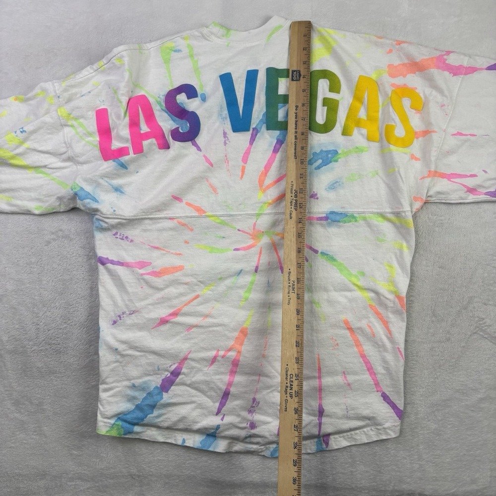 Disney Spirit Jersey Las Vegas Tie Dye Long Sleeve Graphic Shirt Men's Medium - Picture 6 of 7